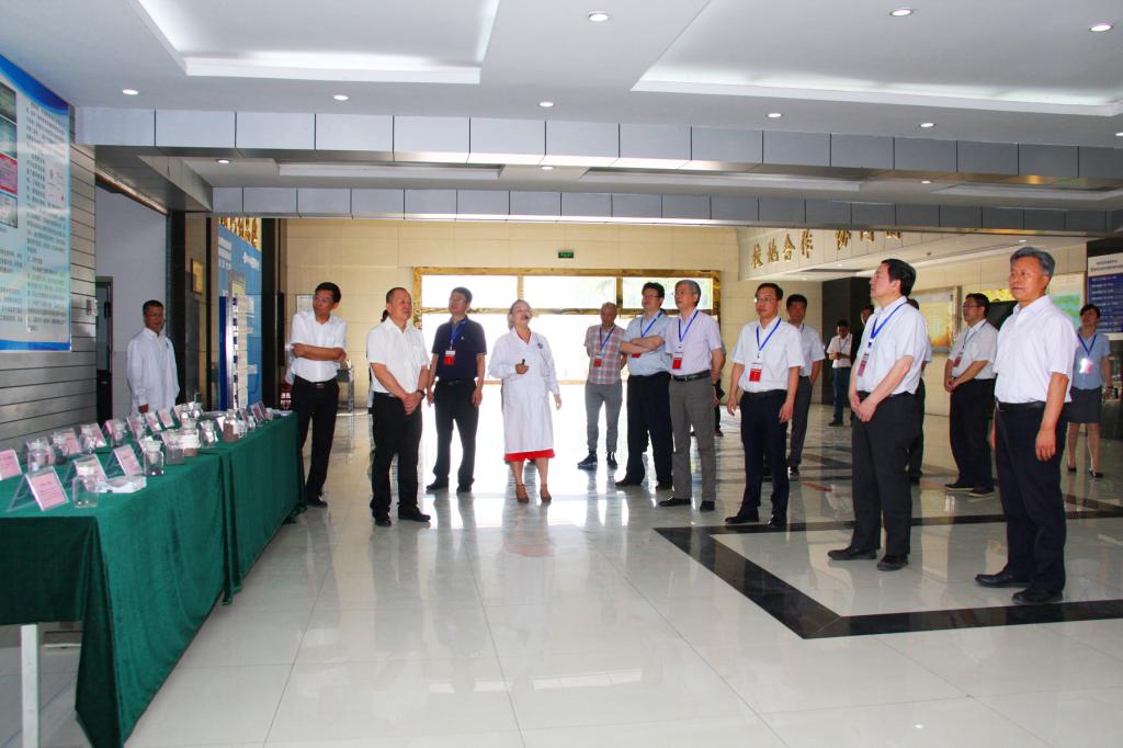 专家组考察钒钛综合利用实验室